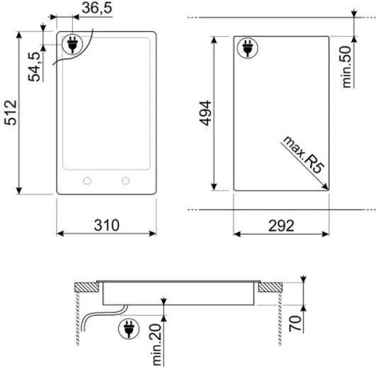 Варочная панель Smeg PGF32I-1
