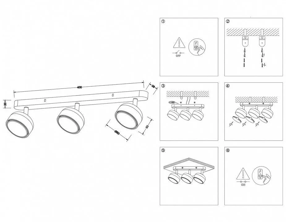 Спот Ambrella Light TN TN71018