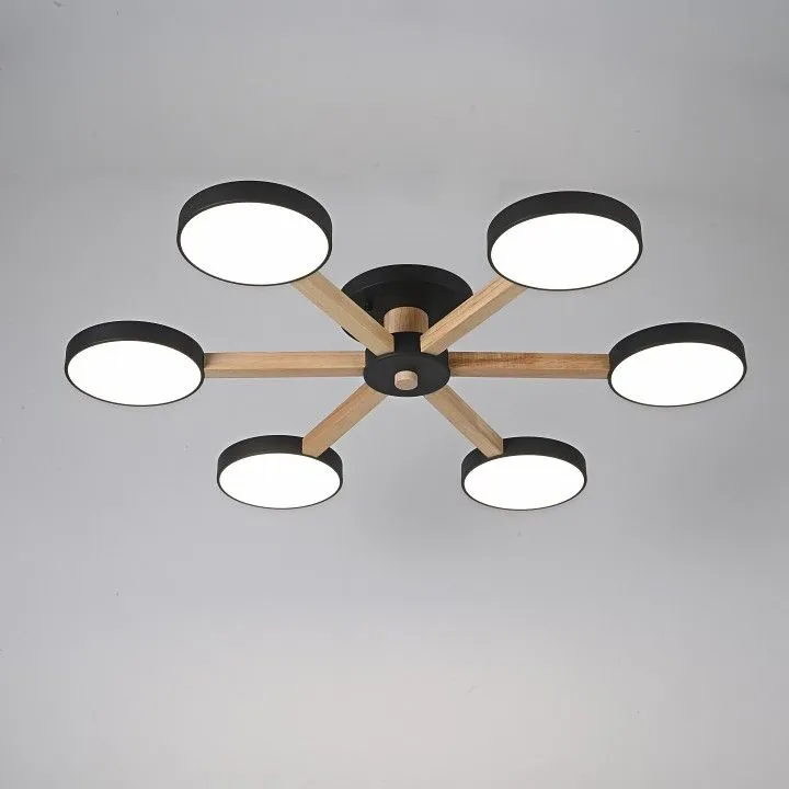 Люстра на штанге Imperiumloft TURNA Black TURNA01