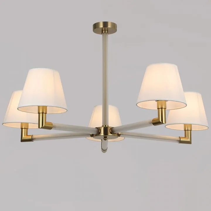 Люстра на штанге ILLUMICO BRASS IL0501-5P-79 BRASS