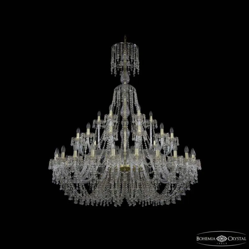 Подвесная люстра Bohemia Ivele Crystal 1410 1410/24+12+6/530/XL-167 G V0300