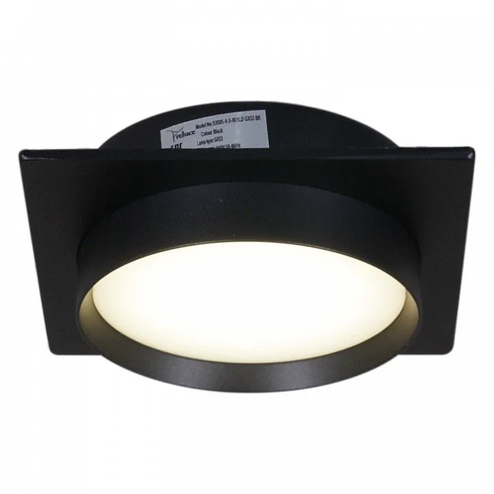 Встраиваемый светильник Reluce Technical 53005 53005-9.0-001LD GX53 BK
