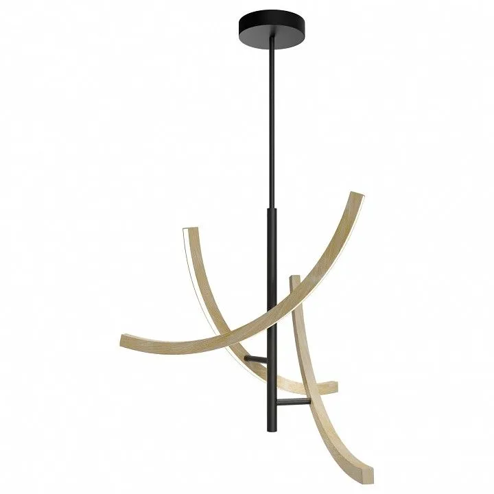 Люстра на штанге Maytoni Ваби MOD428PL-L27BK