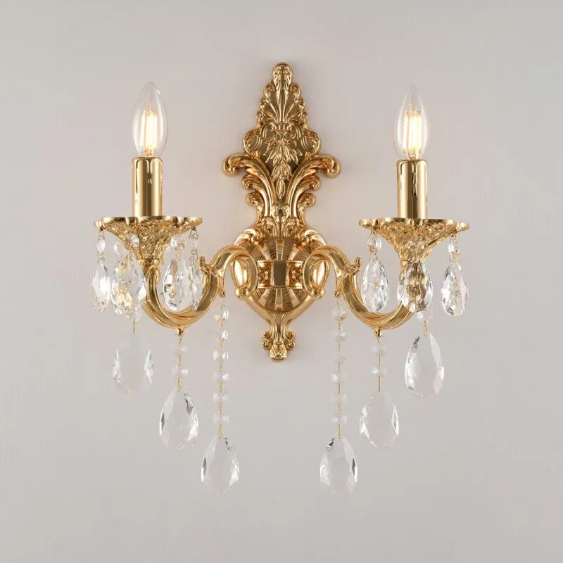 Бра Bohemia Ivele Crystal AL7801 AL7801B14/2/175 B G