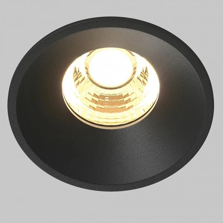 Встраиваемый светильник Maytoni Technical Раунд DL058-7W2.7K-B