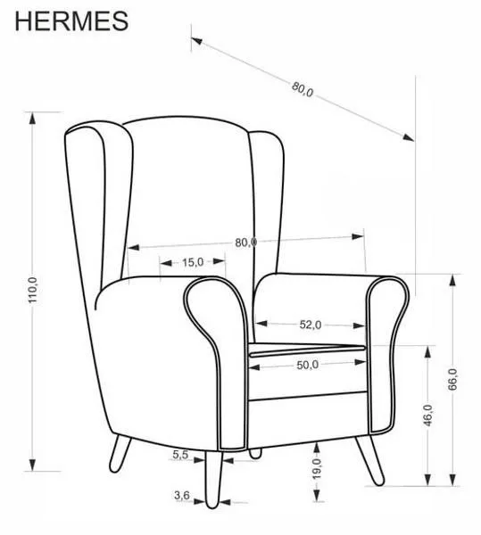 Кресло Hermes