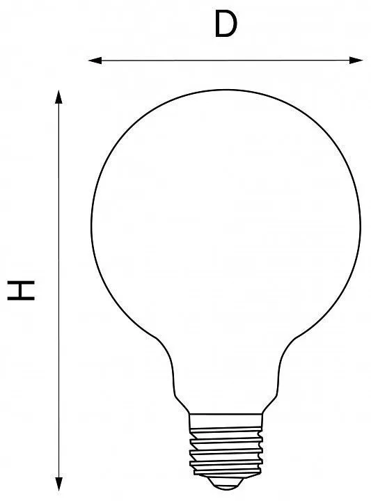 Лампа светодиодная Lightstar FILAMENT E27 8Вт 4000K 933104