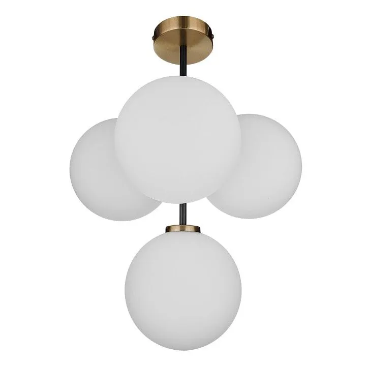 Люстра на штанге 33 идеи S32WH CHN800S.04.17ABL.ASB-S32WH