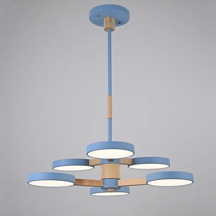 Люстра на штанге Imperiumloft TURNA Blue TURNA-DBL01