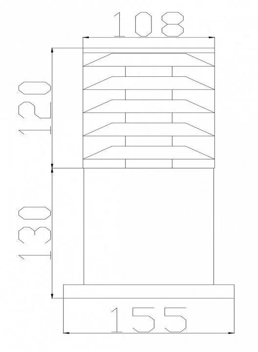 Наземный низкий светильник Maytoni Outdoor Бронкс O576FL-01GR