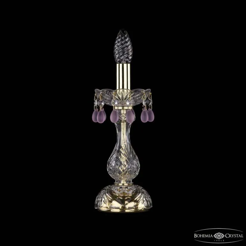 Настольная лампа декоративная Bohemia Ivele Crystal 1410 1410L/1-27 G V7010