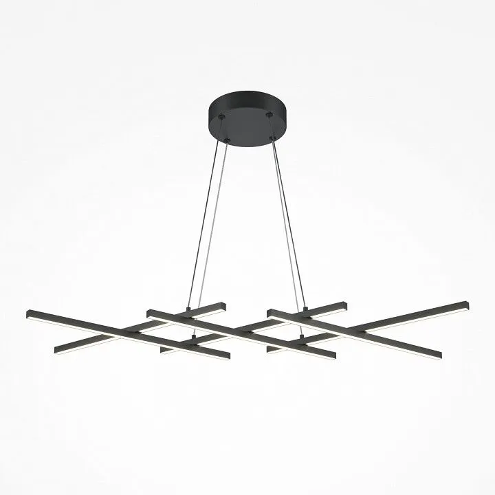 Подвесная люстра Maytoni Гало MOD244PL-L50BK