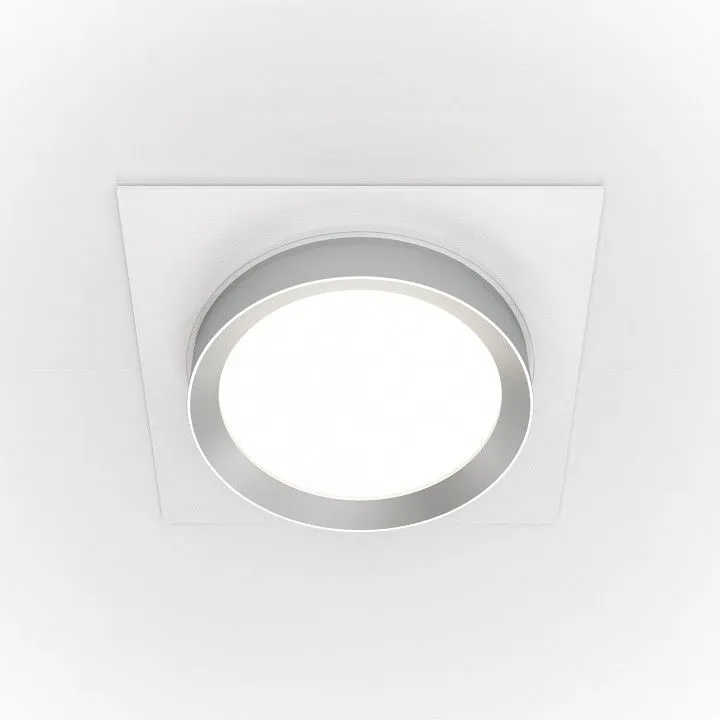 Встраиваемый светильник Maytoni Technical Обруч DL086-GX53-SQ-WS