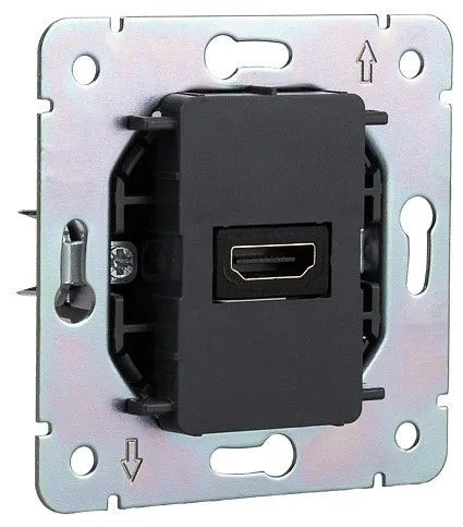 Розетка HDMI без рамки Kranz ROUND KR-78-0730-3