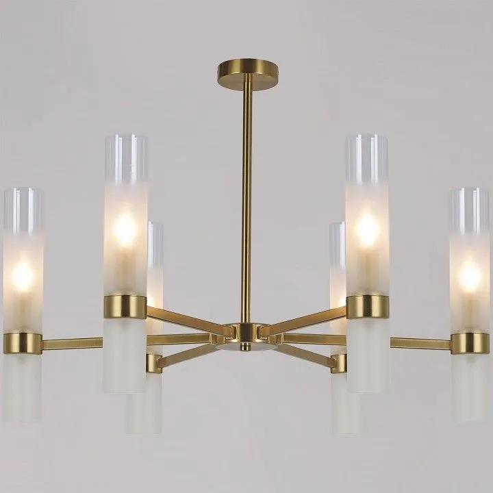 Люстра на штанге ILLUMICO  IL0279-6P-79 BRASS