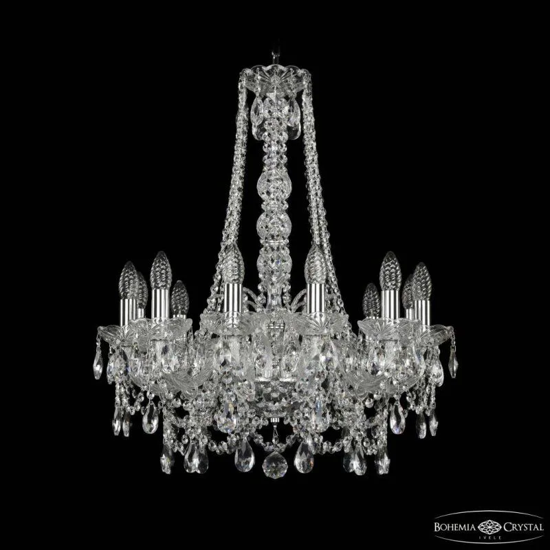 Подвесная люстра Bohemia Ivele Crystal 1411 1411/12/195/h-70 Ni