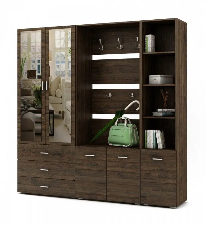 Стенка для прихожей ВМФ Мартин-3 ПРМ-3-ДАТ Стенка для прихожей ВМФ Мартин-3 ПРМ-3-ДАТ