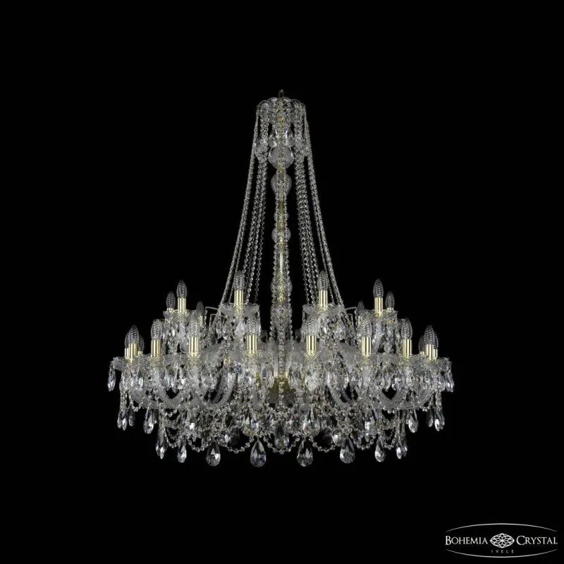 Подвесная люстра Bohemia Ivele Crystal 1411 1411/20+10/400/h-130 G