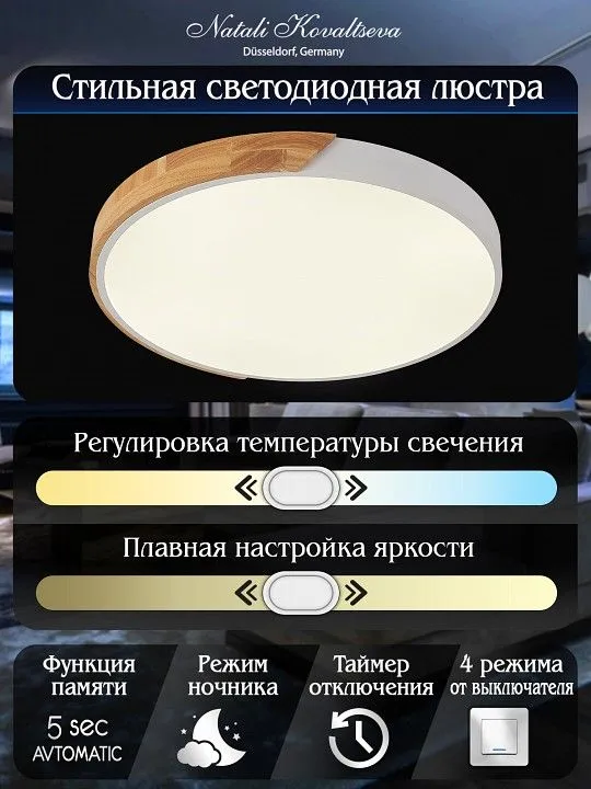 Накладной светильник Natali Kovaltseva Scandinavian LED LAMPS 81182