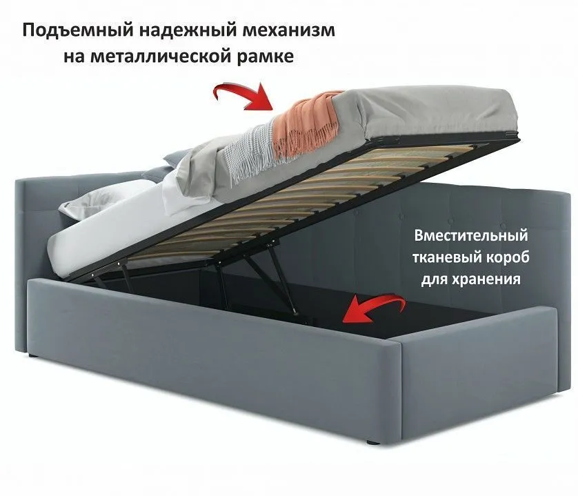 Кровать односпальная Bonna 2000x900