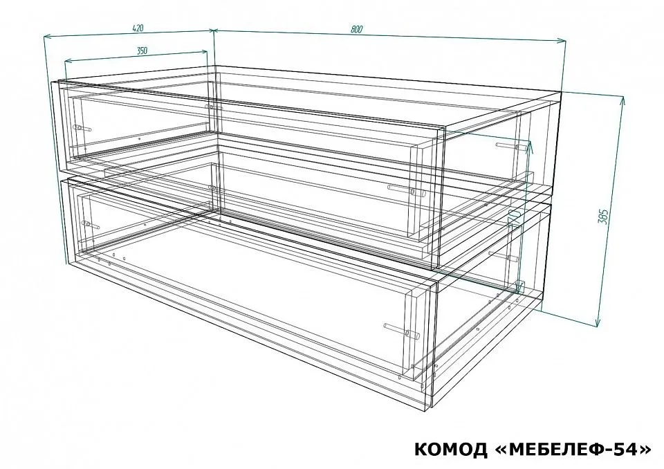 Комод Мебелеф-54