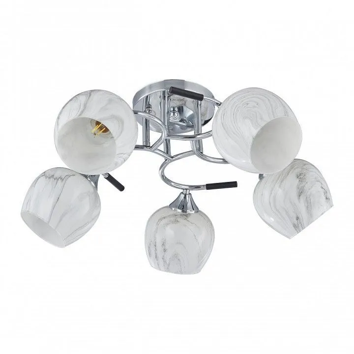 Потолочная люстра Arte Milano AMALFI-327985 327985/5 CR+BK