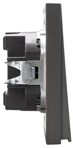 Переключатель проходной одноклавишный с подсветкой без рамки Kranz STRONG KR-78-0716-6