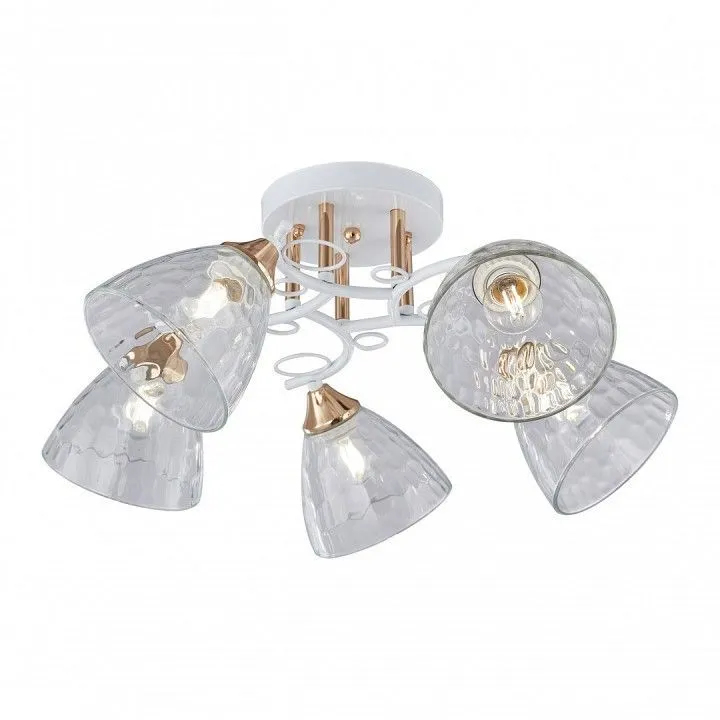 Потолочная люстра Arte Milano AMALFI-321395 321395/5A WH+FG