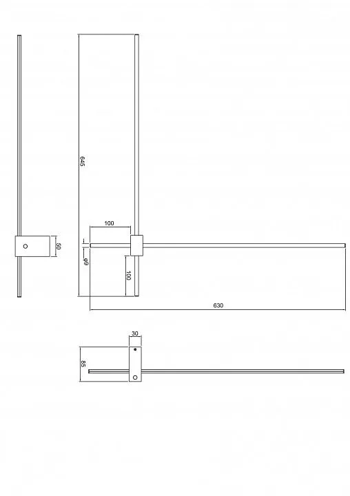 Бра Maytoni Technical Парс C070WL-L12GB3K