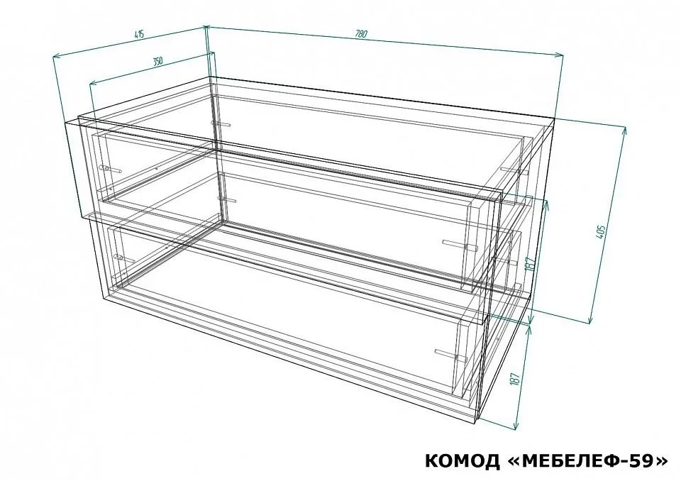 Комод Мебелеф-59