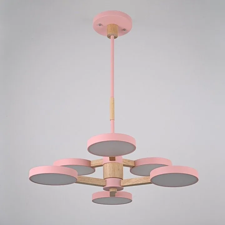 Люстра на штанге Imperiumloft TURNA Pink TURNA-DBL01