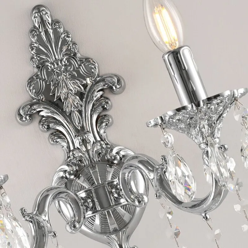 Бра Bohemia Ivele Crystal AL7801 AL7801B14/2/175 B Ni