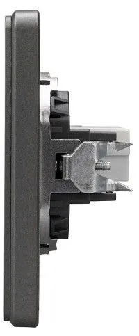Розетка Ethernet RJ-45 и со шторками, без рамки Kranz ROUND KR-78-0724-2