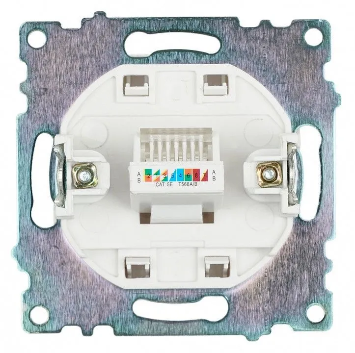 Розетка Ethernet RJ-45 без рамки Stekker Катрин 39305