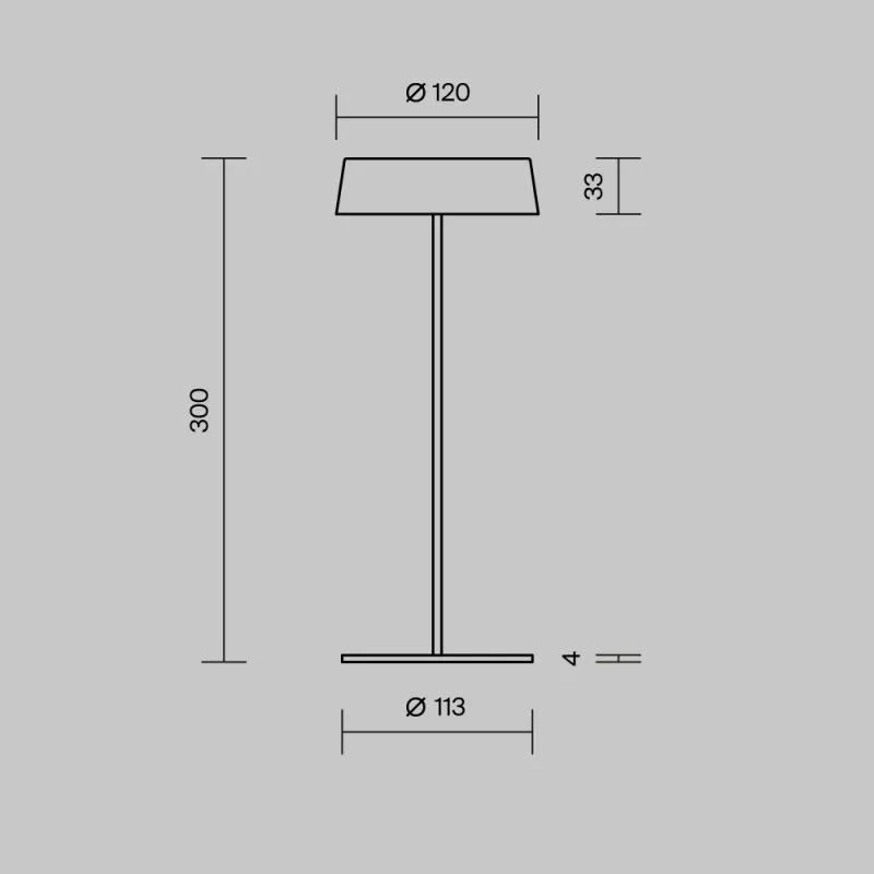 Наземный низкий светильник Maytoni Outdoor Porto O540TL-L2BCCT