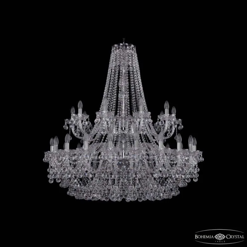 Подвесная люстра Bohemia Ivele Crystal 1409 1409/20+10/400/2d Ni
