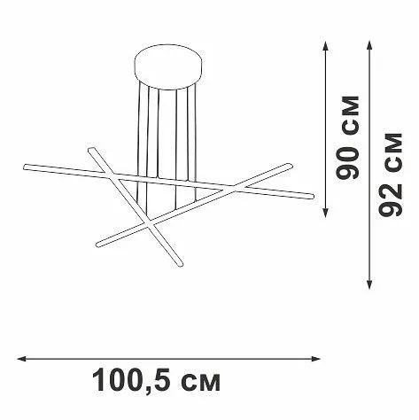 Подвесная люстра Vitaluce V3051 V3051-1/3S