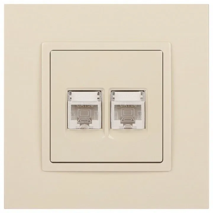 Розетка Ethernet RJ-45 без рамки Эра Эра Elegance 14-3108-02