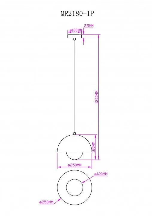Подвесной светильник MyFar Dorothy MR2180-1P Подвесной светильник MyFar Dorothy MR2180-1P