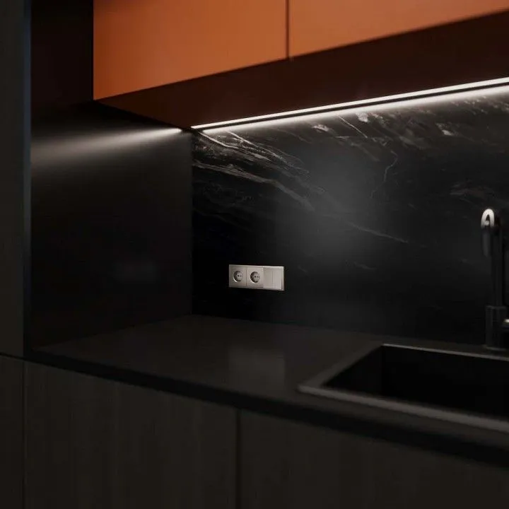 Клавиши для выключателя двухклавишного Voltum S70 METAL VLSM000310