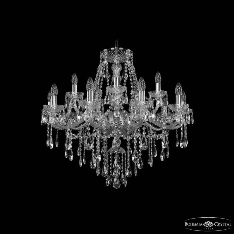 Подвесная люстра Bohemia Ivele Crystal 1415 1415/10+5/300 Ni