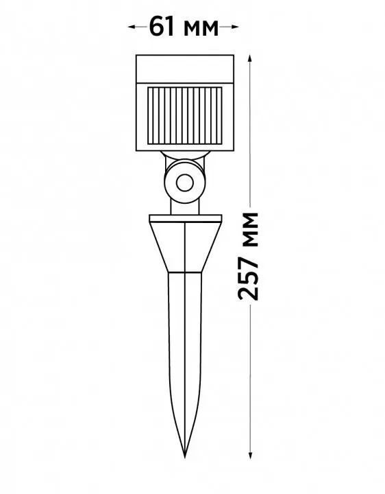 Наземный низкий светильник Italline  IT4008
