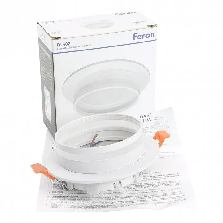 Встраиваемый светильник Feron DL502 51089