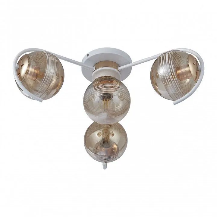 Потолочная люстра Arte Milano AMALFI-326208 326208/3+1 WH+FG