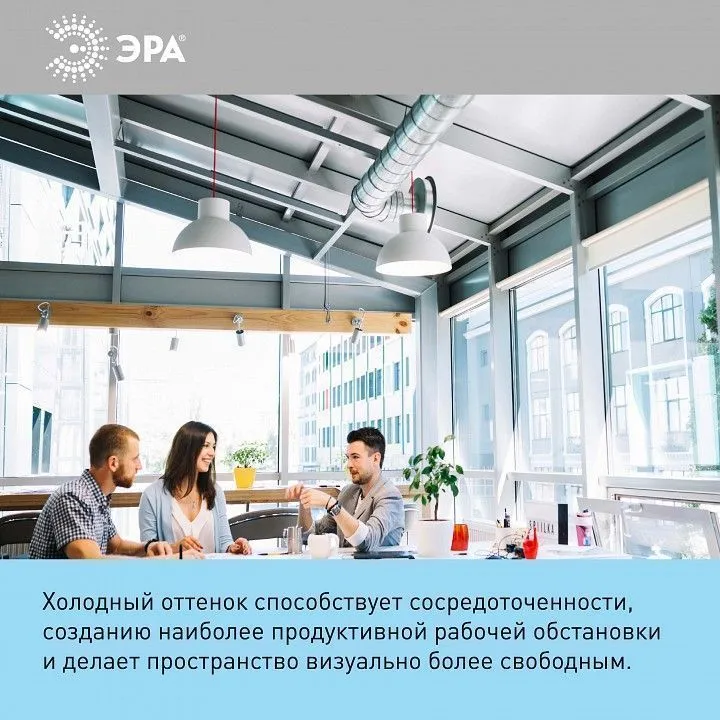 Лампа светодиодная Эра  E27, E40 60Вт 6500K LED POWER T120-60W-6500-E27/E40 R