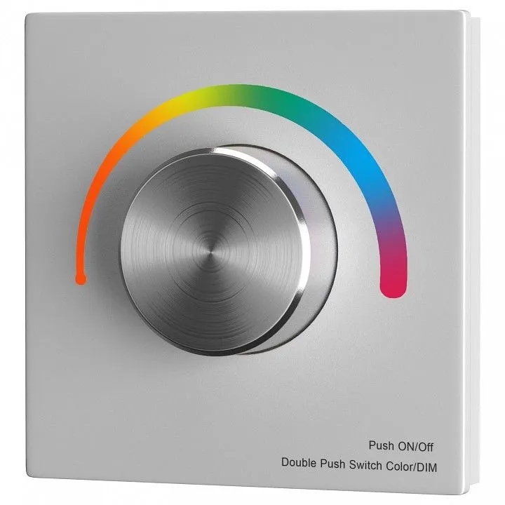 Панель-регулятора цвета RGB роторный встраиваемый Maytoni Lighting control Панели управления 711027