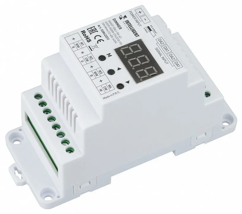 Контроллер-диммер и регулятор ЦТ и цвета RGBW Arlight INTELLIGENT 028422(1)