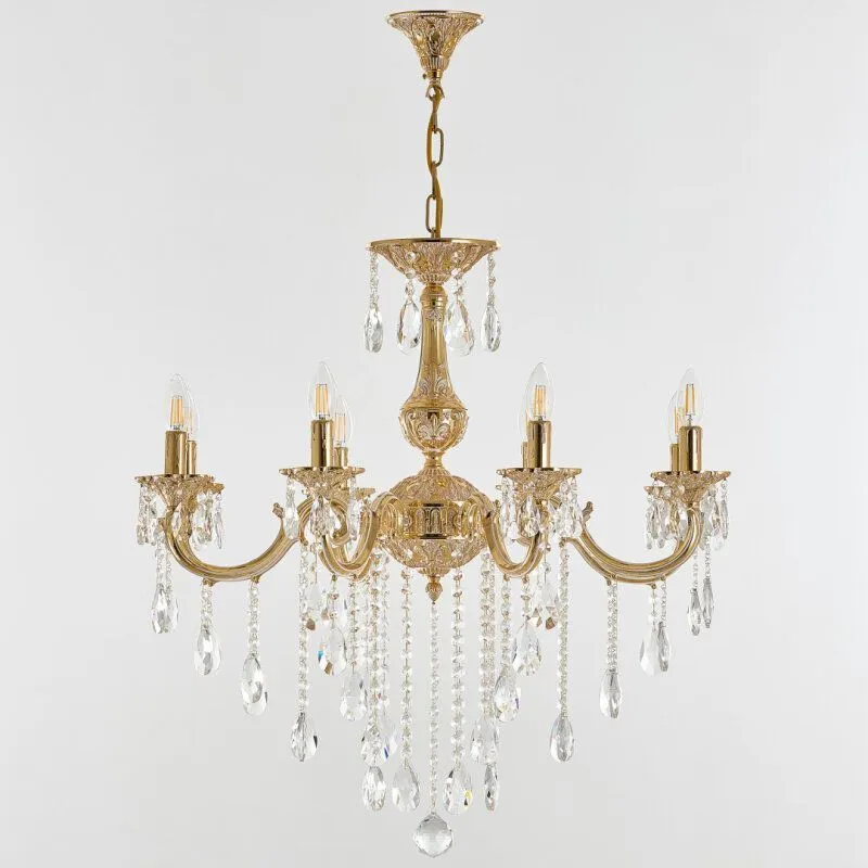 Подвесная люстра Bohemia Ivele Crystal AL7801 AL78101/8/250 B GW