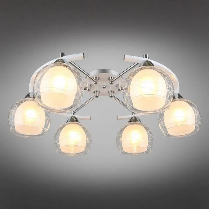 Потолочная люстра Omnilux Saragossa OML-28313-06 Потолочная люстра Omnilux Saragossa OML-28313-06