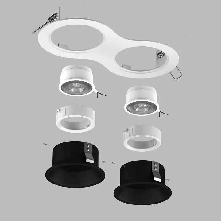 Встраиваемый светильник Lightstar Domino D6260707WMOD